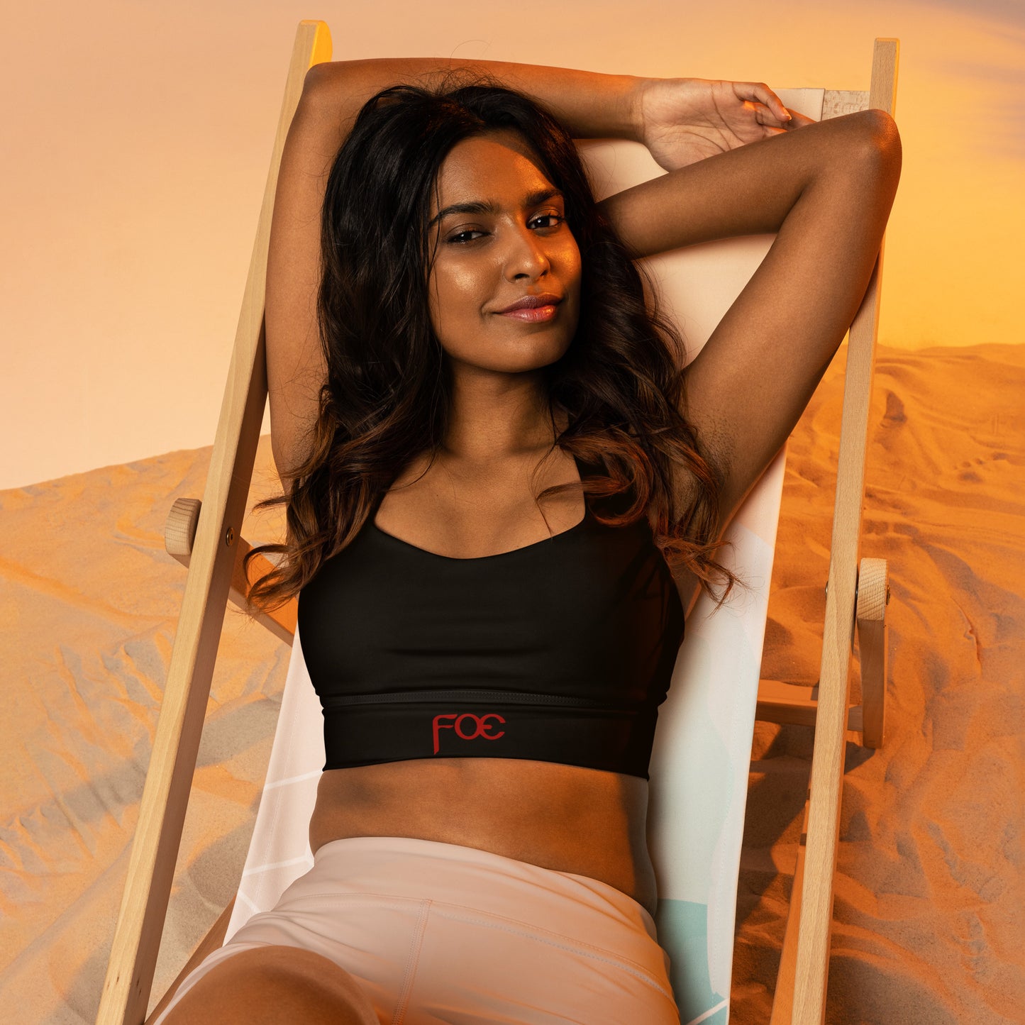 Longline sports bra