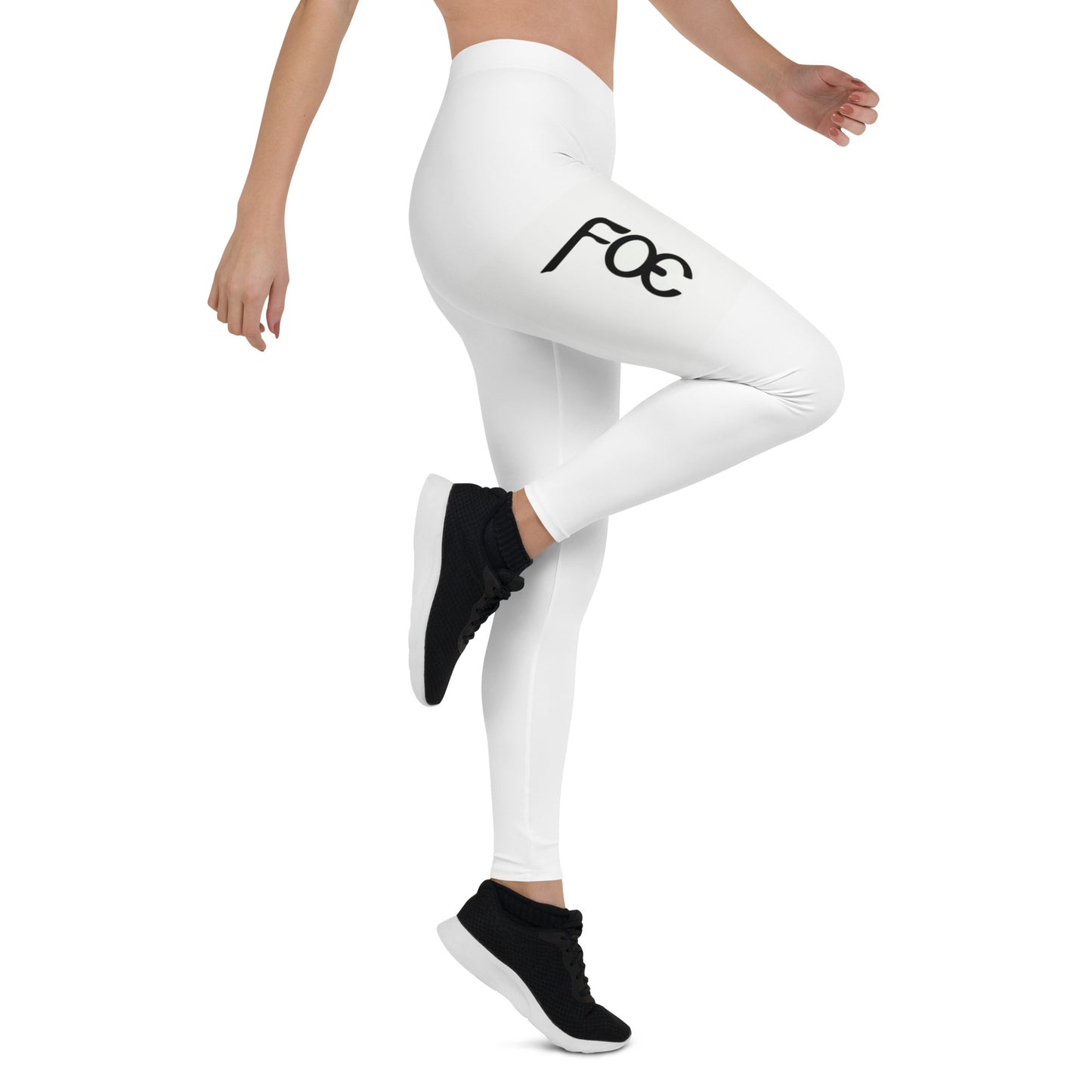 White FOE Leggings