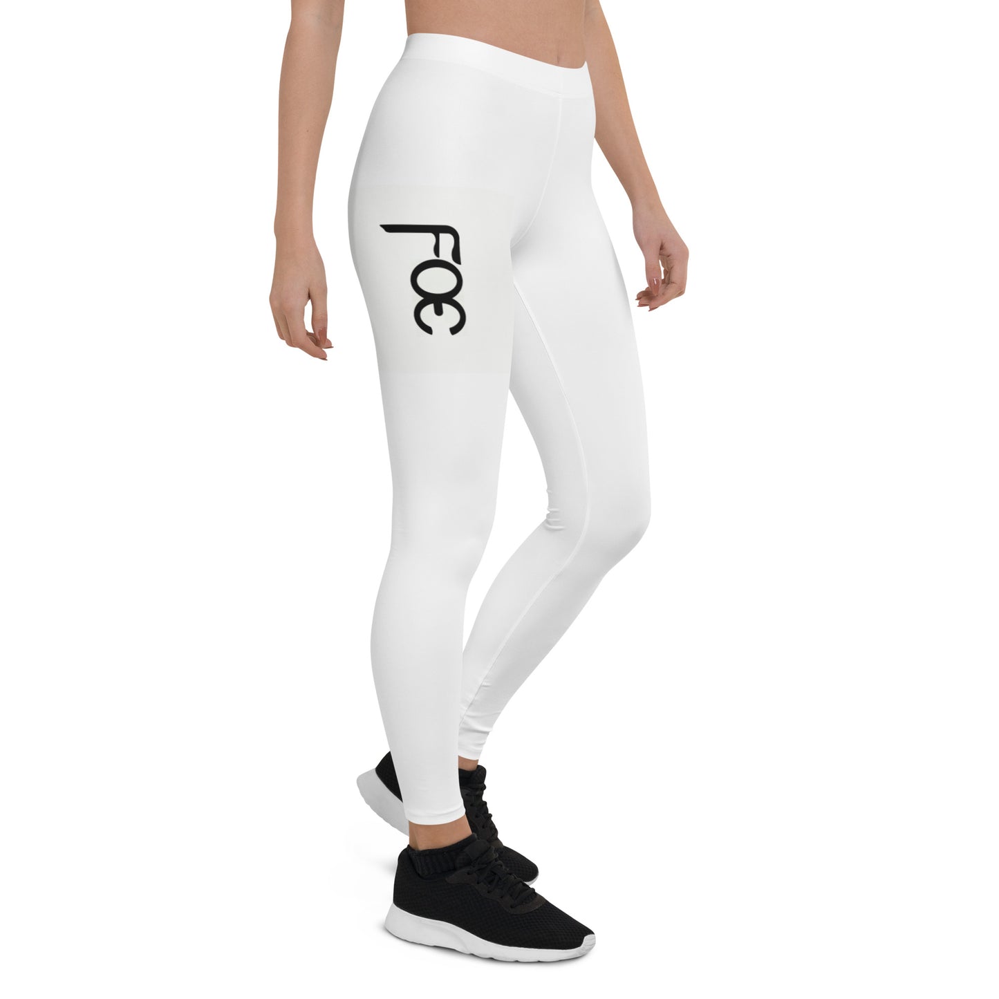 White FOE Leggings